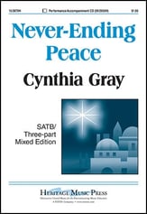 Never-Ending Peace SATB choral sheet music cover